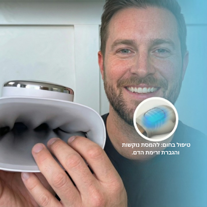 מכשיר עיסוי לכף היד עם חימום ולחץ אוויר - ™Hand M