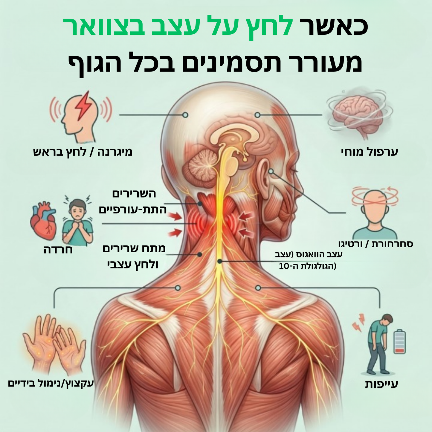 מכשיר עיסוי וטיפול לצוואר - ™Relivio